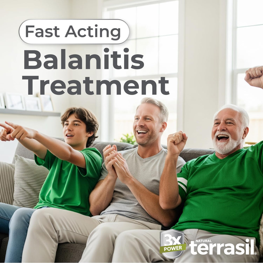 Terrasil Balanitis Soap Application demonstrates an easy daily routine for sensitive areas.