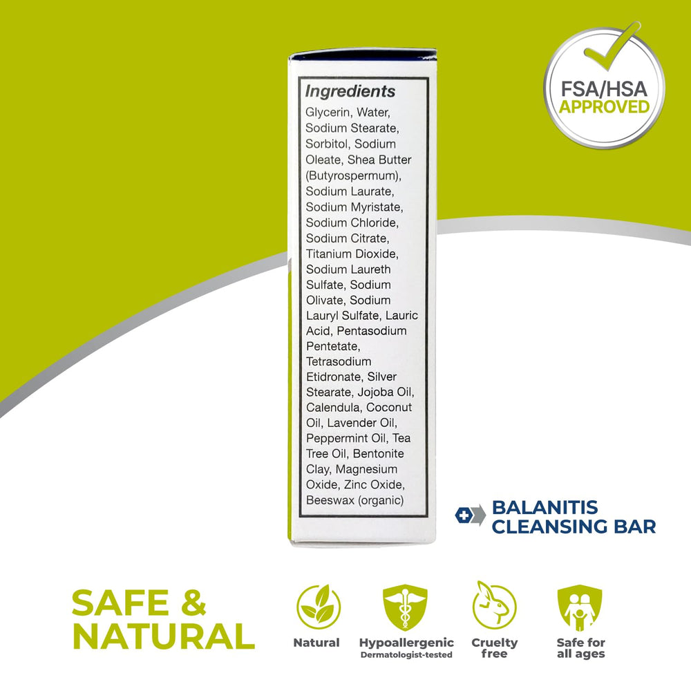Terrasil Balanitis Soap Made in USA signals quality manufacturing standards.