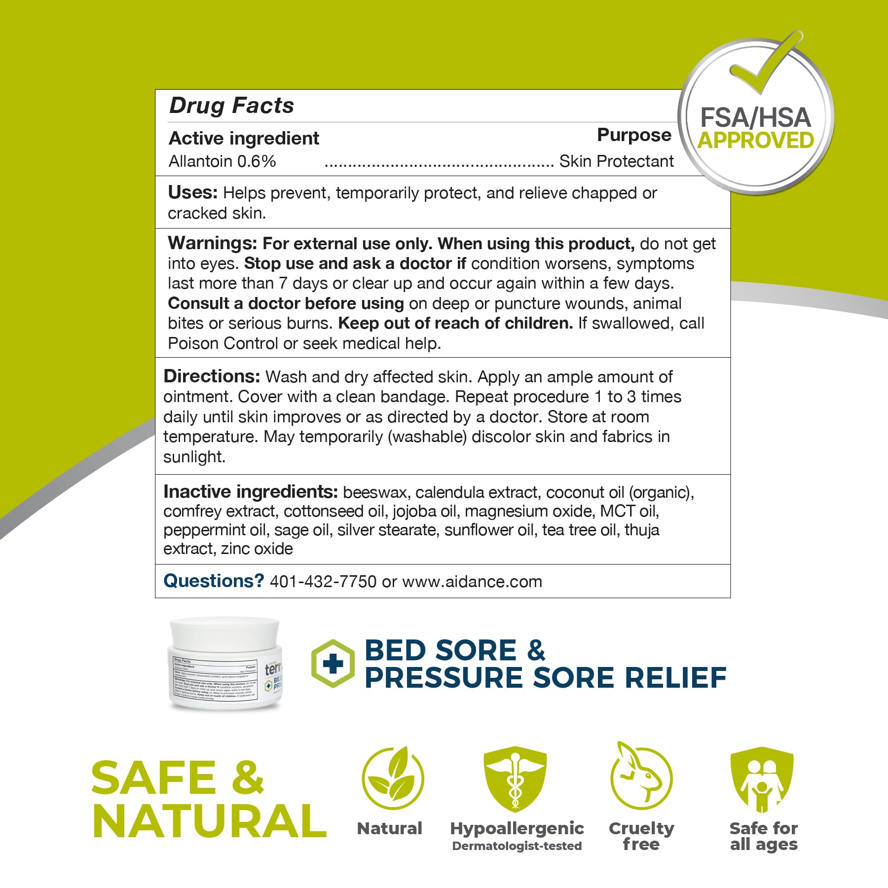 Terrasil peppermint oil scent image suggesting cooling relief during use