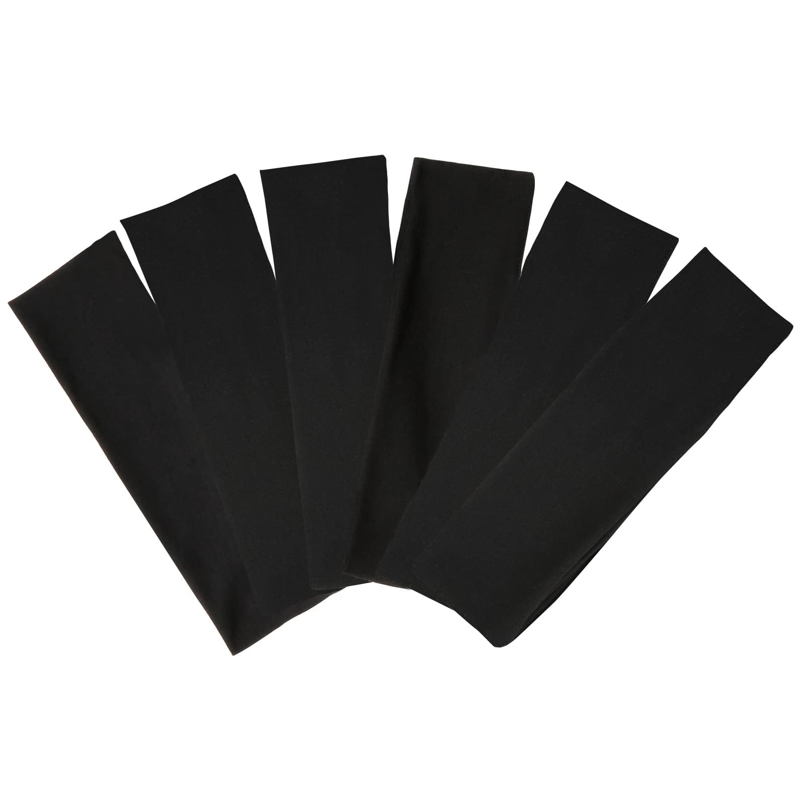 TERSE black headband for women with soft stretchy fabric for daily wear