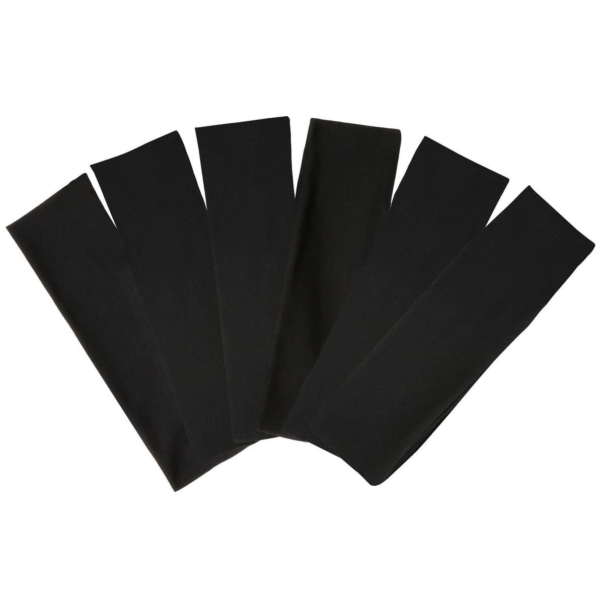 TERSE black headband for women with soft stretchy fabric for daily wear