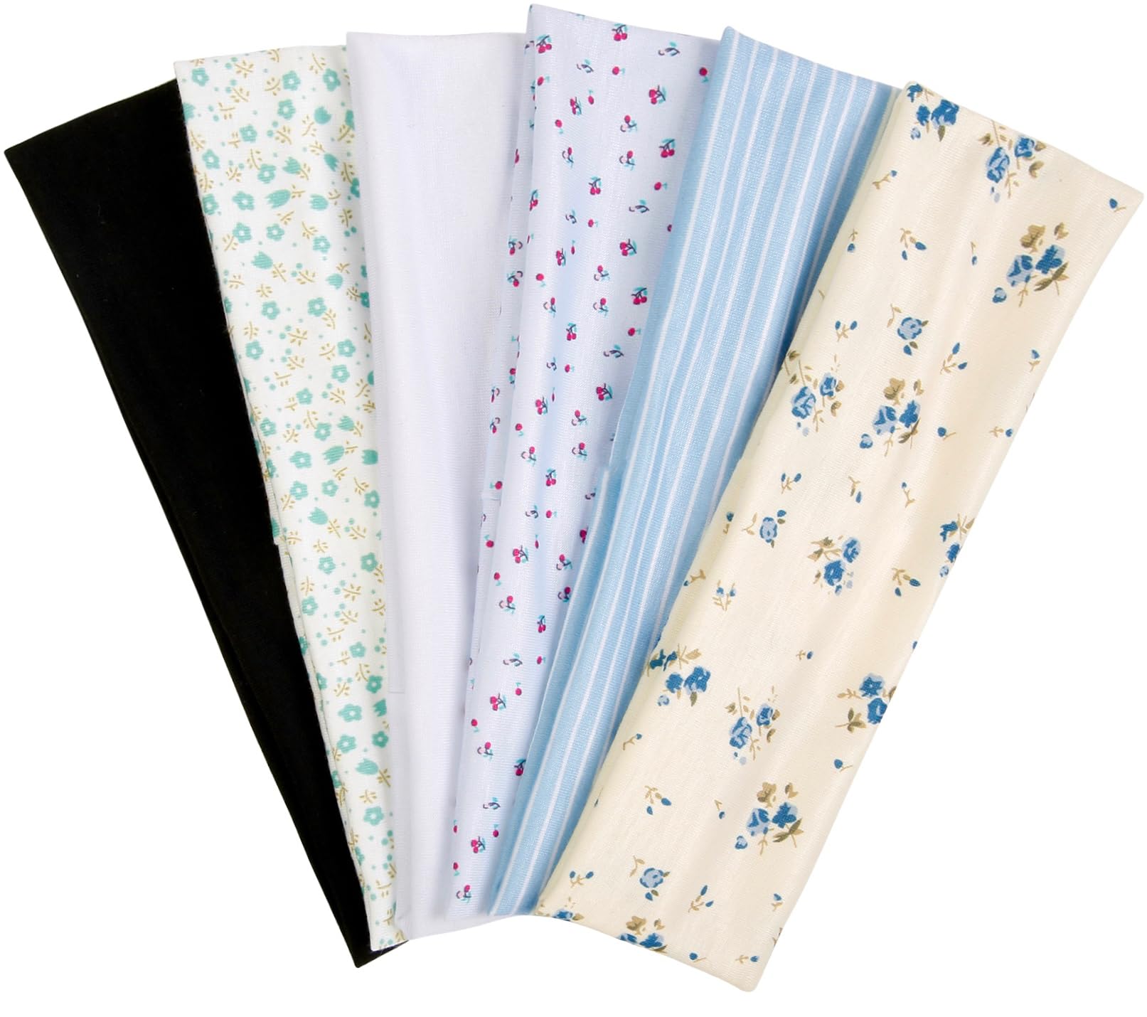 TERSE boho headbands floral design for women keeps hair in place during everyday wear.