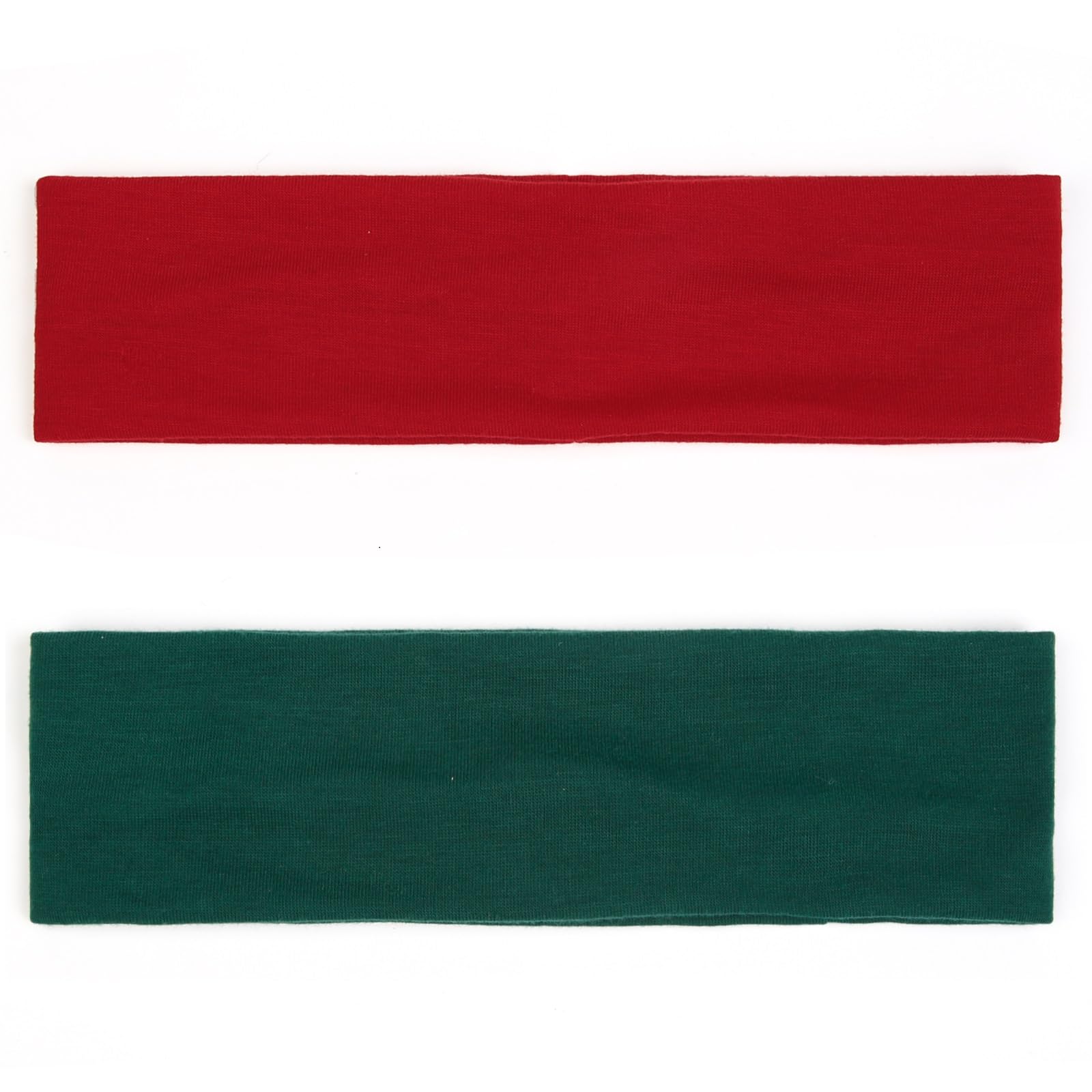 TERSE Christmas headbands in red pack, soft fabric for all-day wear