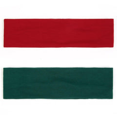 TERSE Christmas headbands in red pack, soft fabric for all-day wear