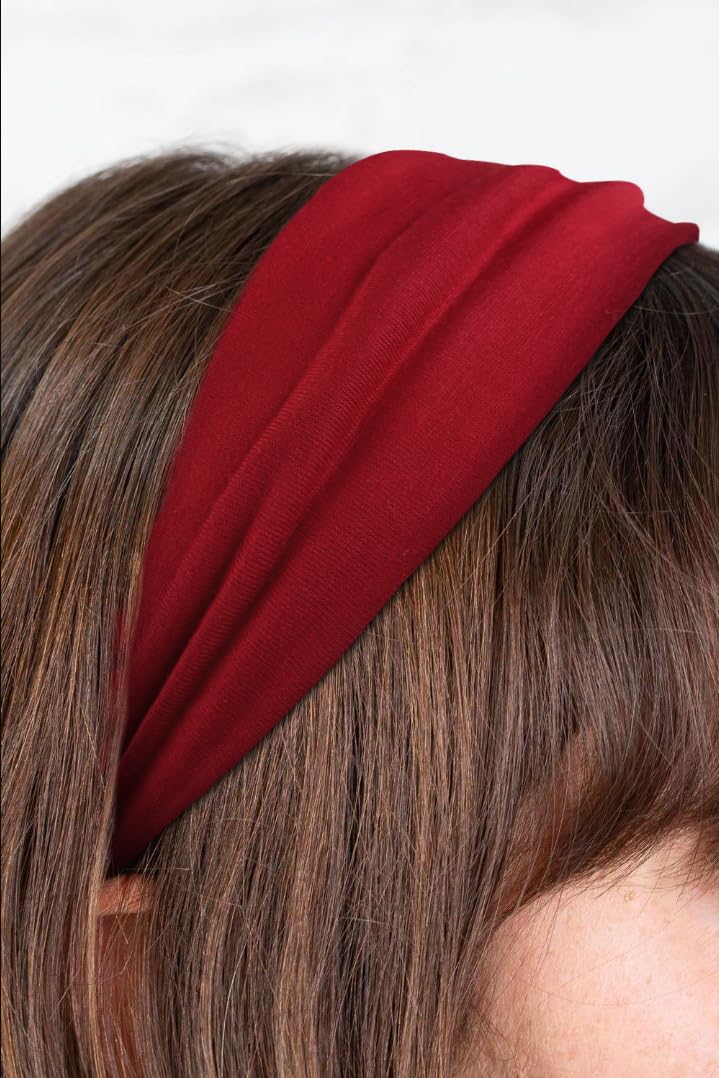 TERSE headbands close-up of soft fabric reducing frizz during workouts