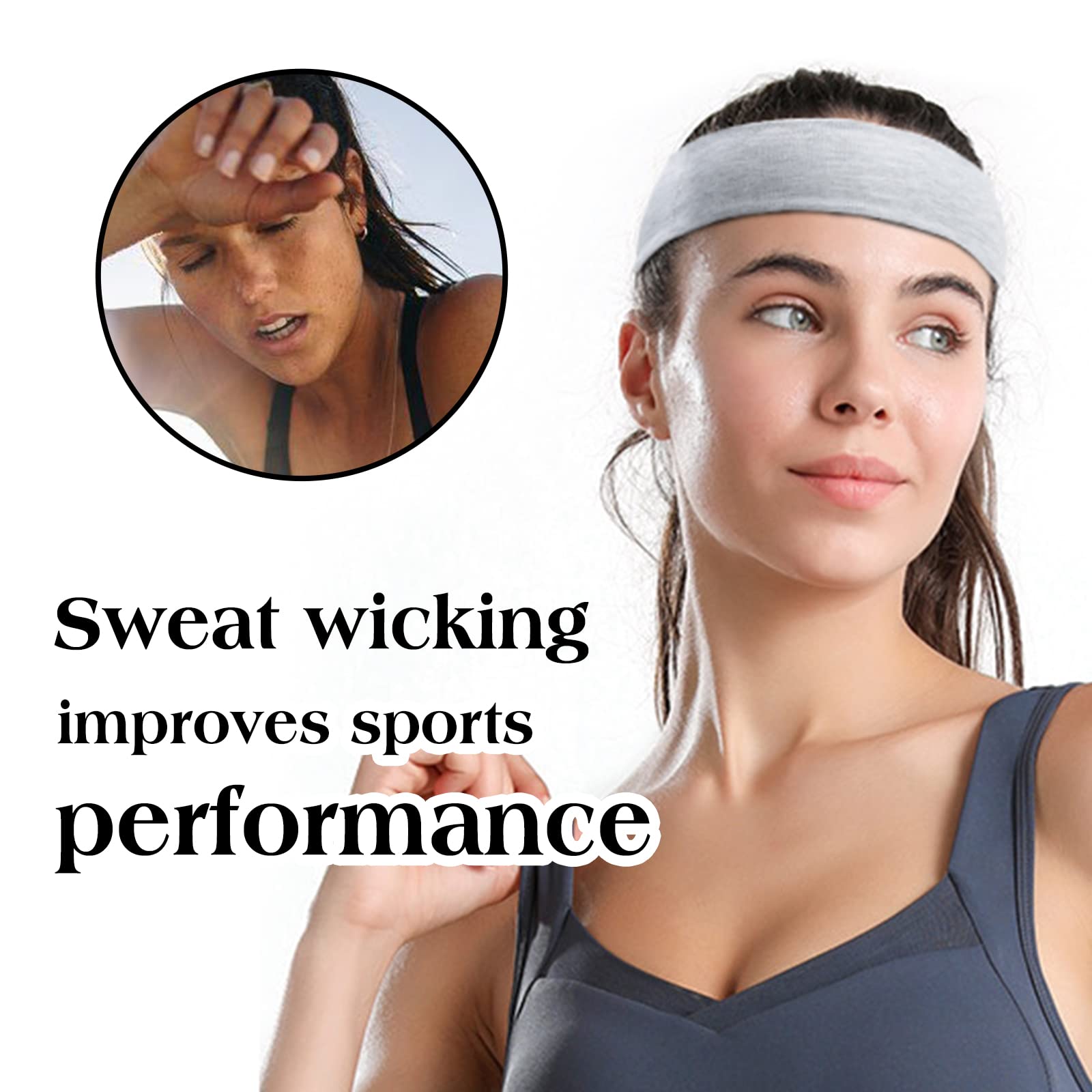 TERSE fashion-forward black headband adds style to outfits