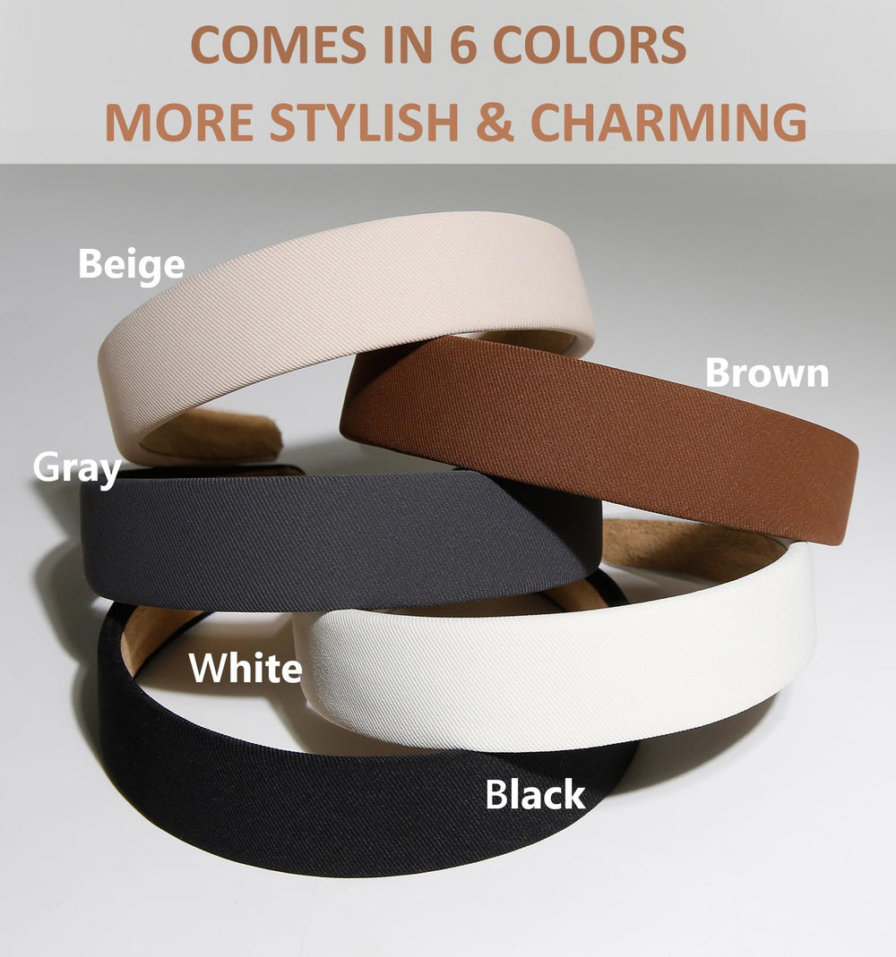 TERSE headbands 6-shades-collection: versatile colors for daily outfits.