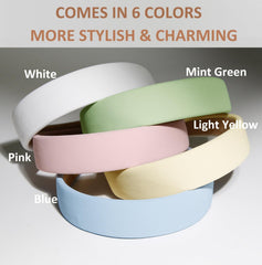 TERSE elastic-fit ribbed headband demonstrates comfortable all-day wear and secure stay.