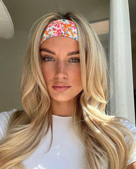 TERSE headbands non-slip soft fabric demonstrates secure grip during intense workouts