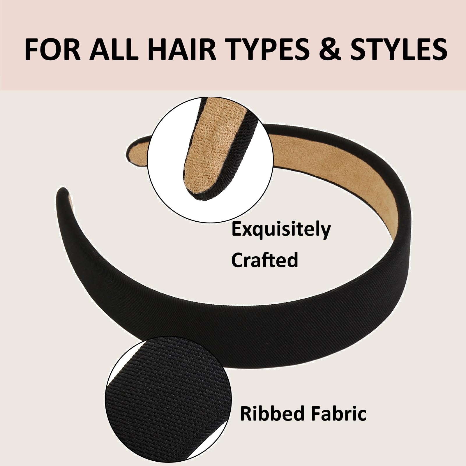 TERSE office-to-nightout-ready headband shows seamless transition from work to social events.