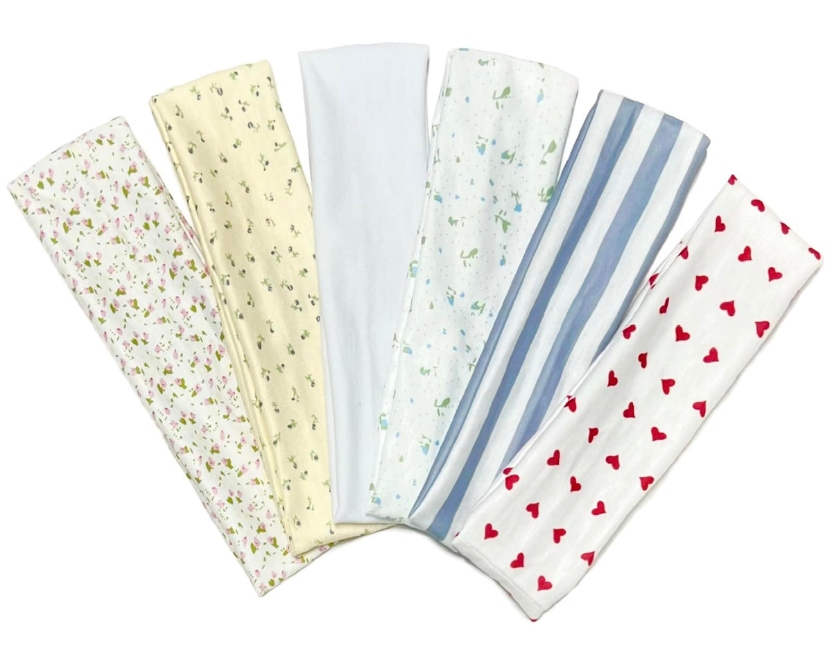 TERSE headbands for short hair with non-slip grip keep hair away during workouts.