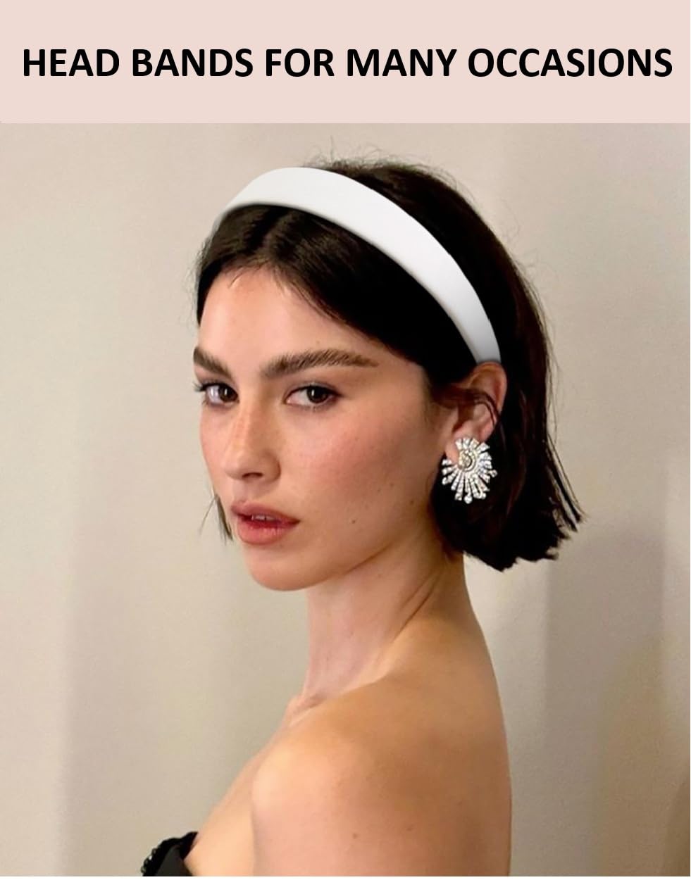 TERSE headbands wearing-style: perfect for office or weekend outings.
