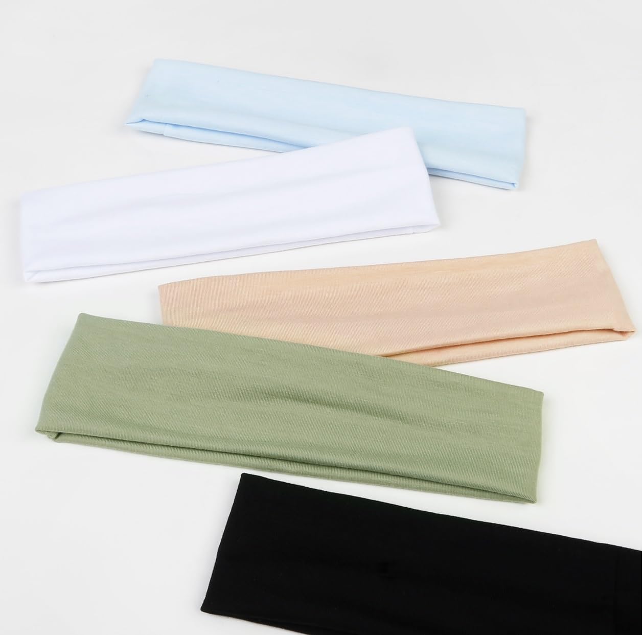 TERSE headband during workout, stays in place for runs.