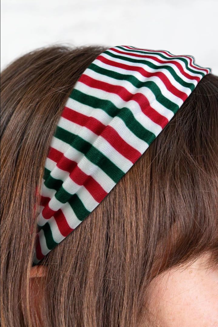 TERSE green headband provides versatile everyday wear and frizz protection