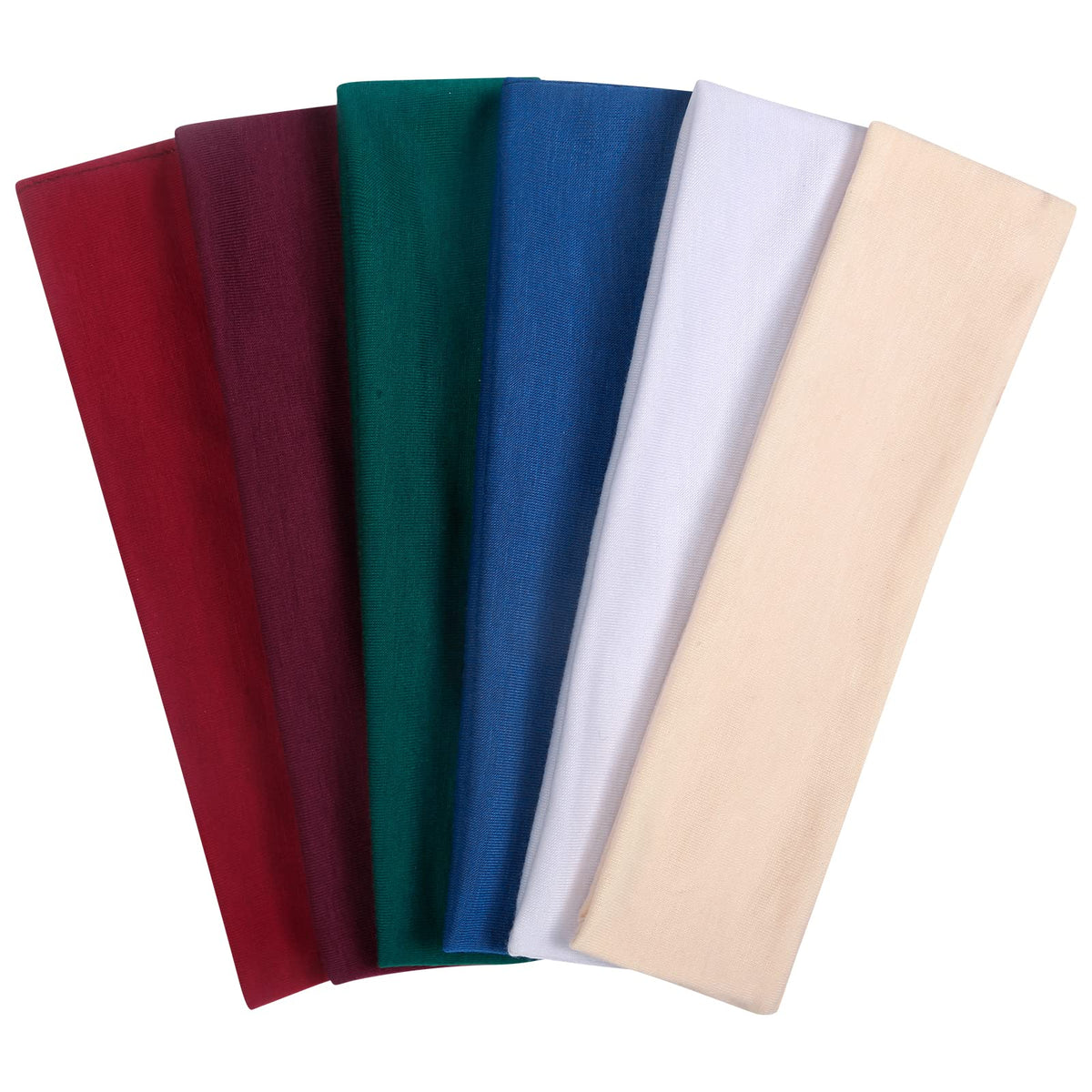TERSE women's headbands non-slip elastic fabric closeup, comfortable stretch for all head sizes.