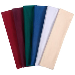 TERSE women's headbands non-slip elastic fabric closeup, comfortable stretch for all head sizes.