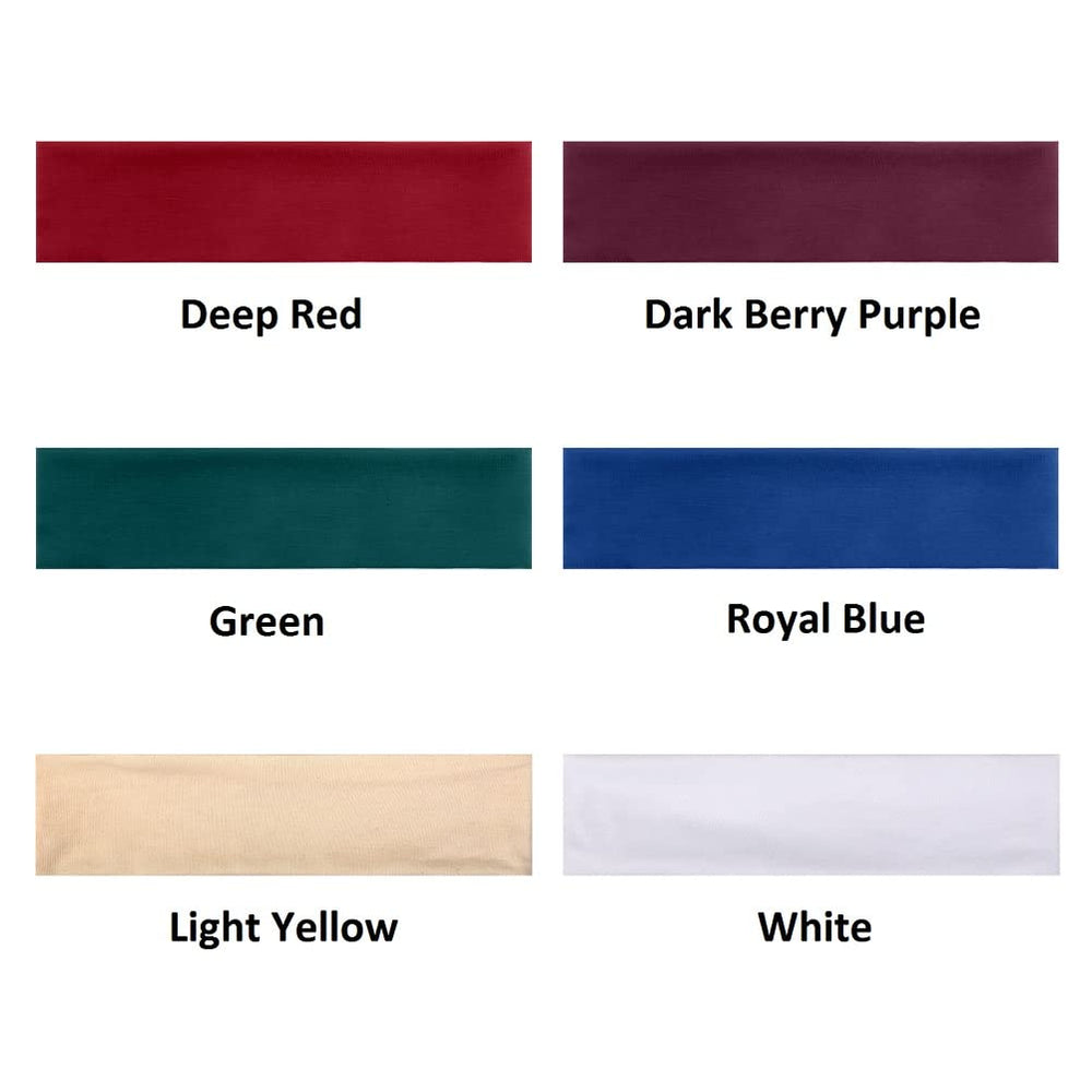 TERSE women's headbands worn during workout to keep hair off the face.