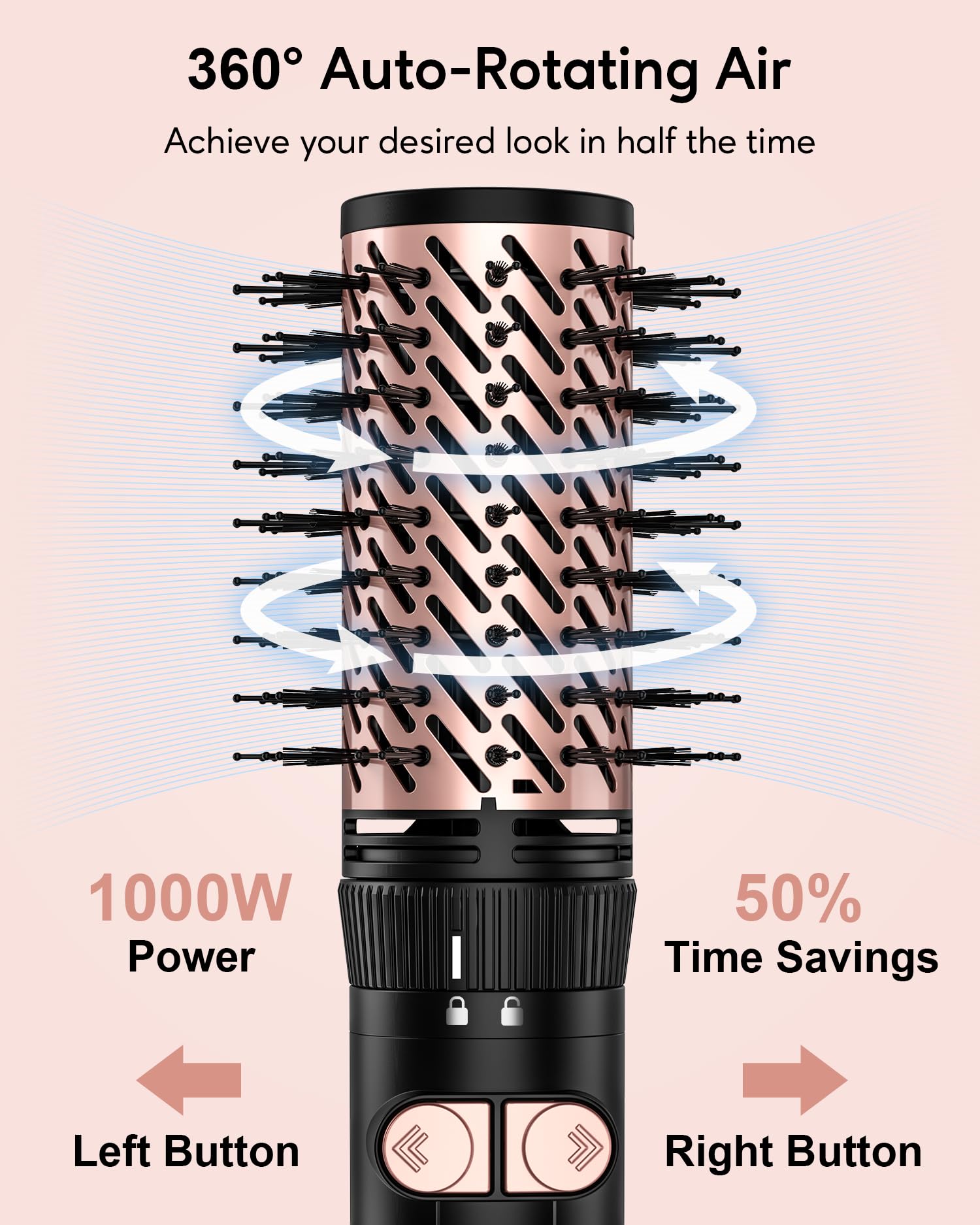Terviiix diffuser attachment evens heat for defined curls and soft ends.