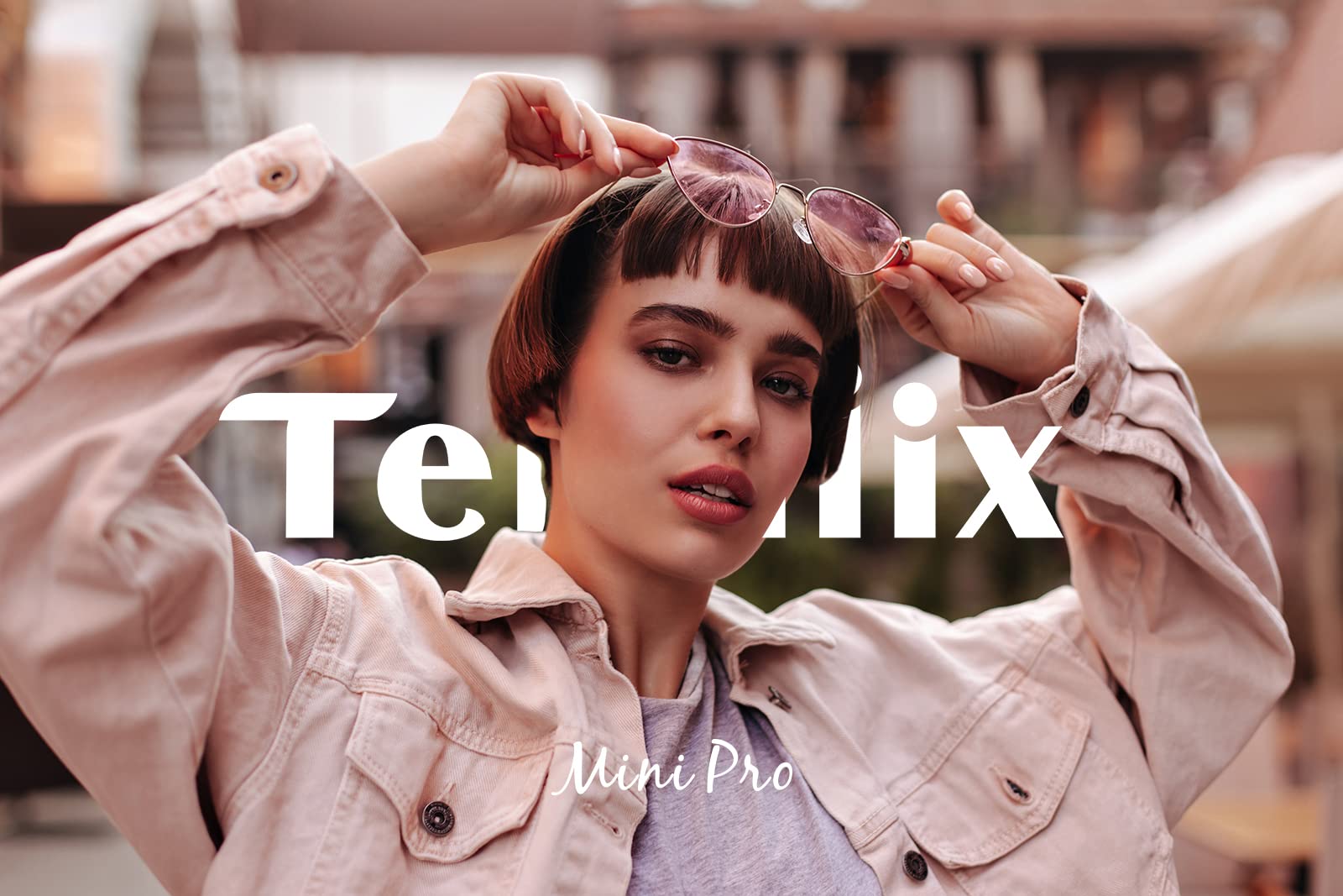 Terviiix mini flat iron beard styling for neat, controlled facial hair.