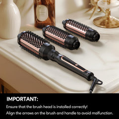 Terviiix PRO 1.50-inch head creates voluminous waves with silky glide.