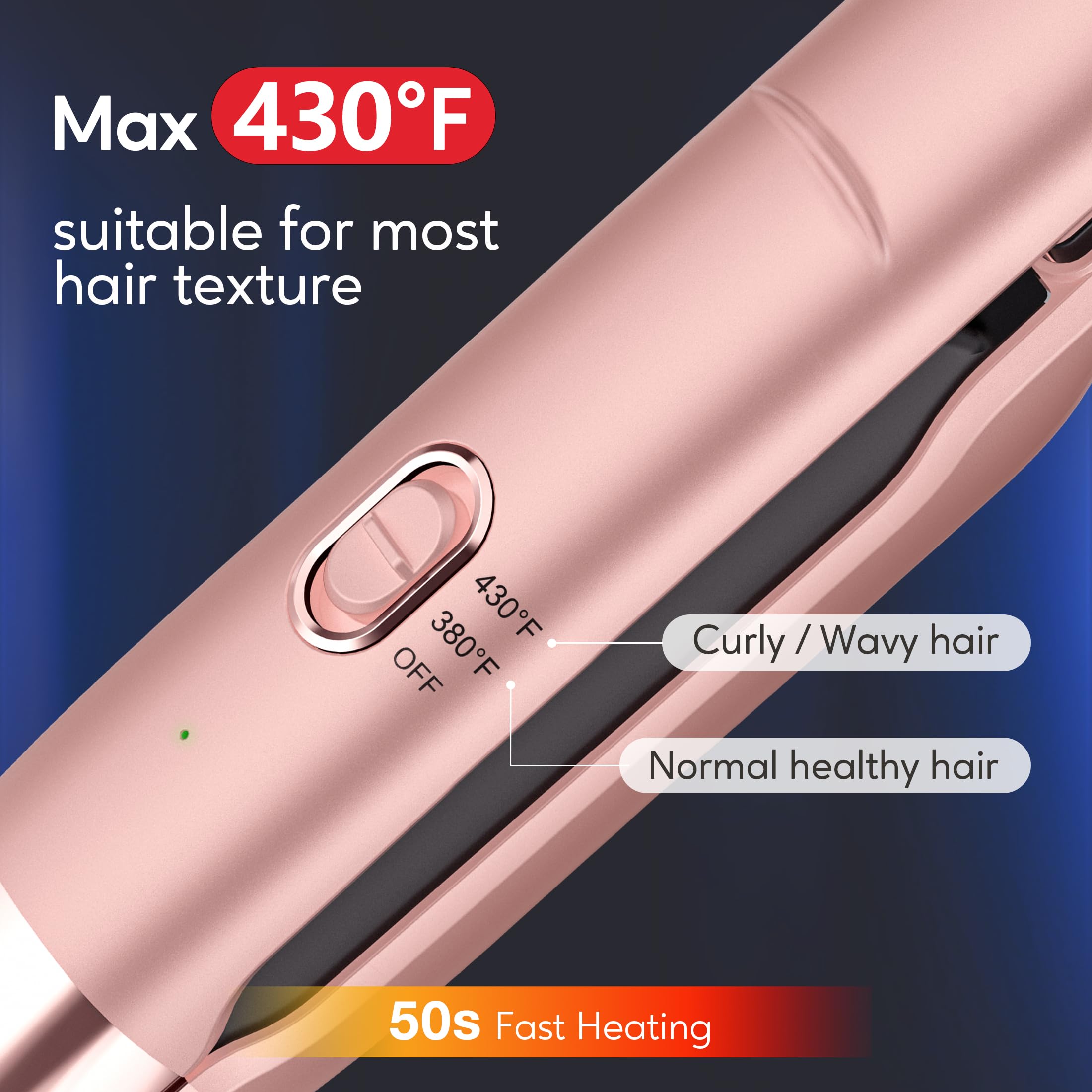 Terviiix travel-size straightener in compact design ideal for gym or commute.
