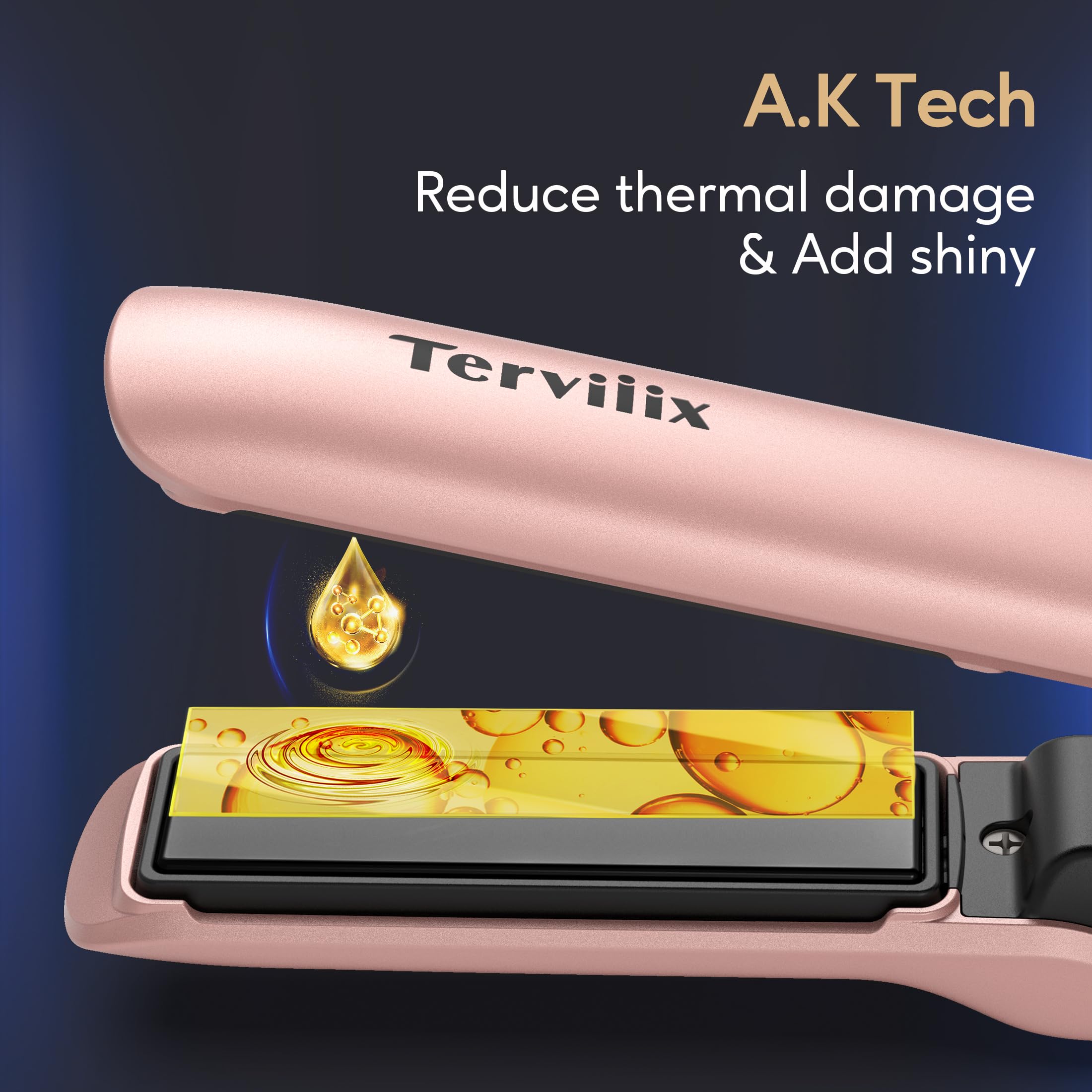 Terviiix USB-C rechargeable cordless styling for effortless travel.