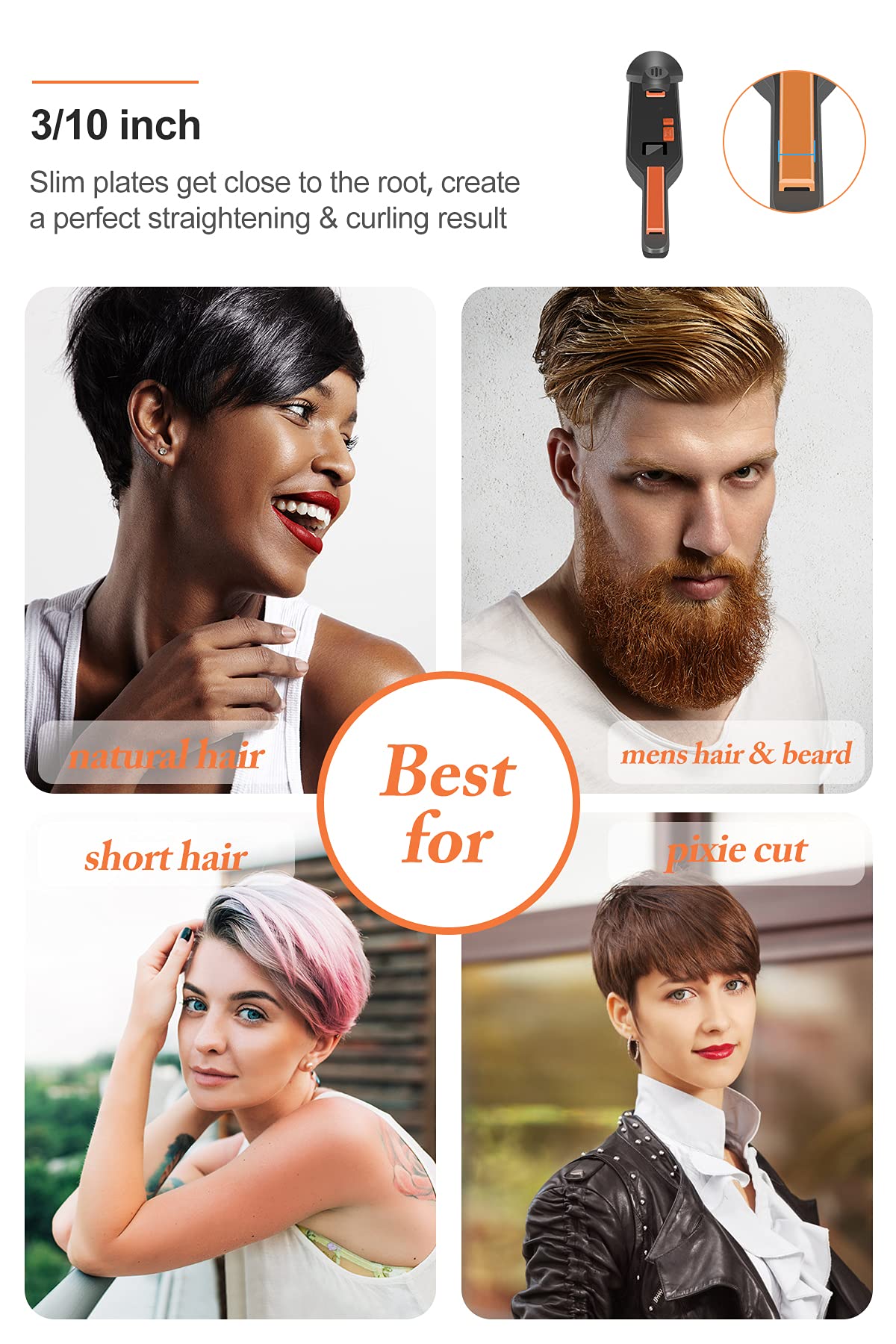 Terviiix 15-second heat up for quick on-the-go styling