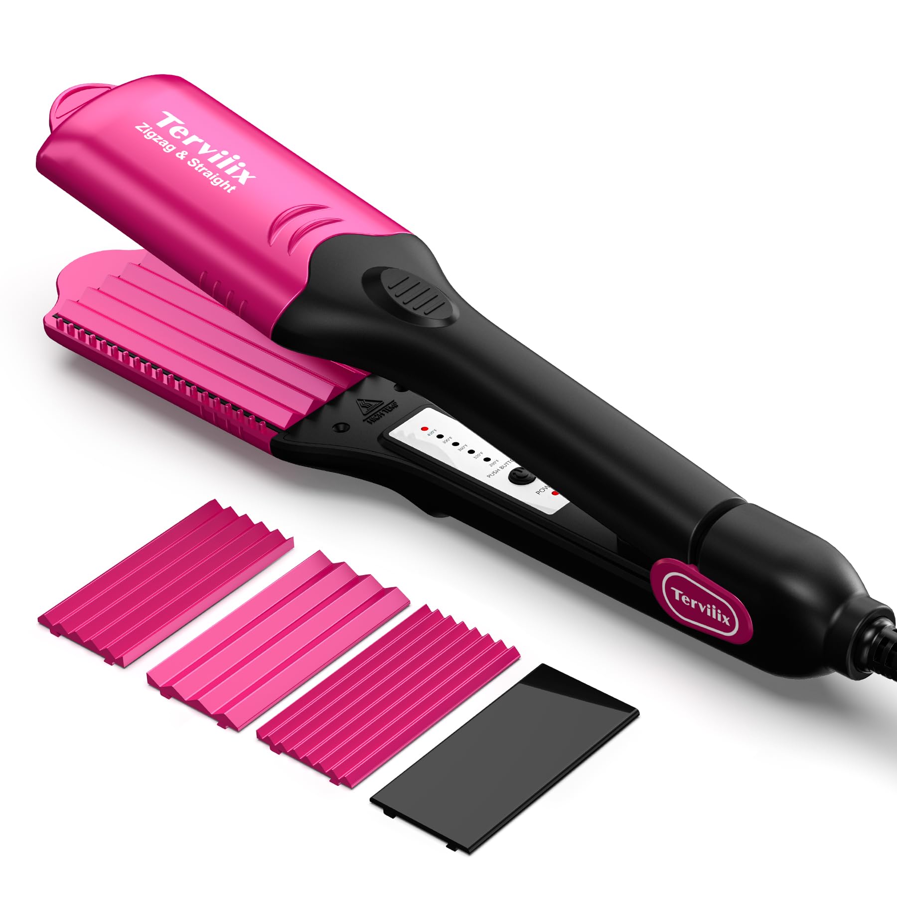 Terviiix crimper five heat settings for different hair types