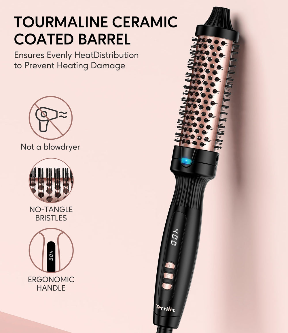 Terviiix dual-voltage travel display supports international use for styling on the go.