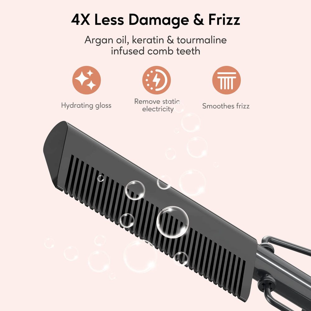 Terviiix heat settings dial shows five options for precise texture and style.