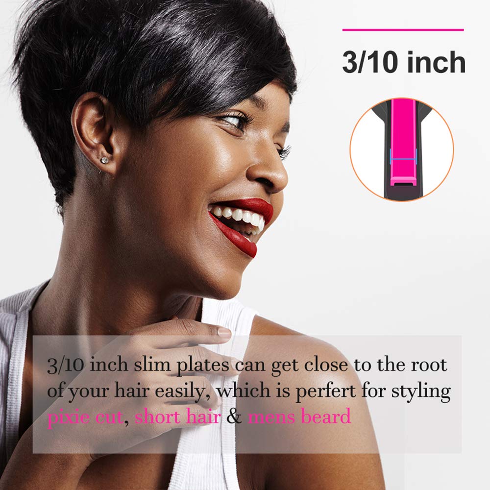 Terviiix Pencil Flat Iron 15-second heat-up for quick touch-ups