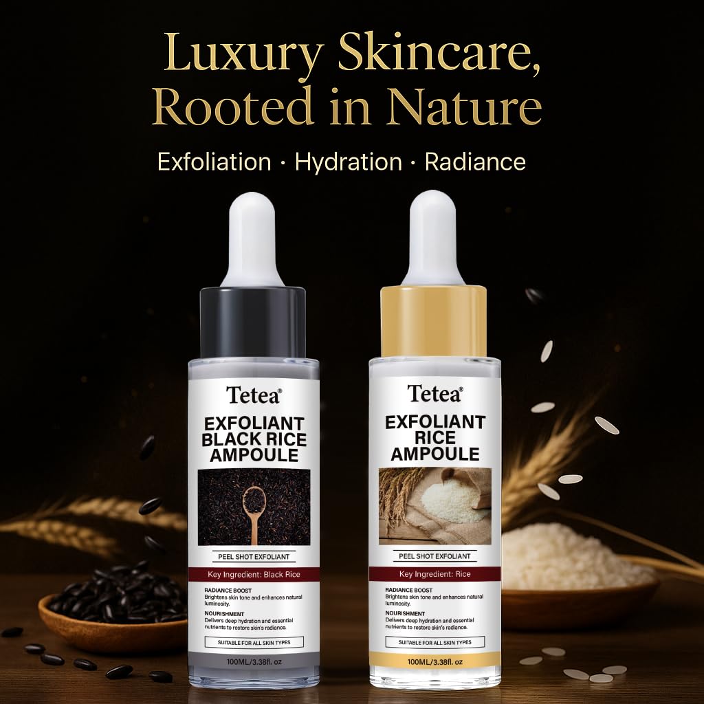 Tetea Peel Shot Glow hydration-brightening result in lifestyle shot.