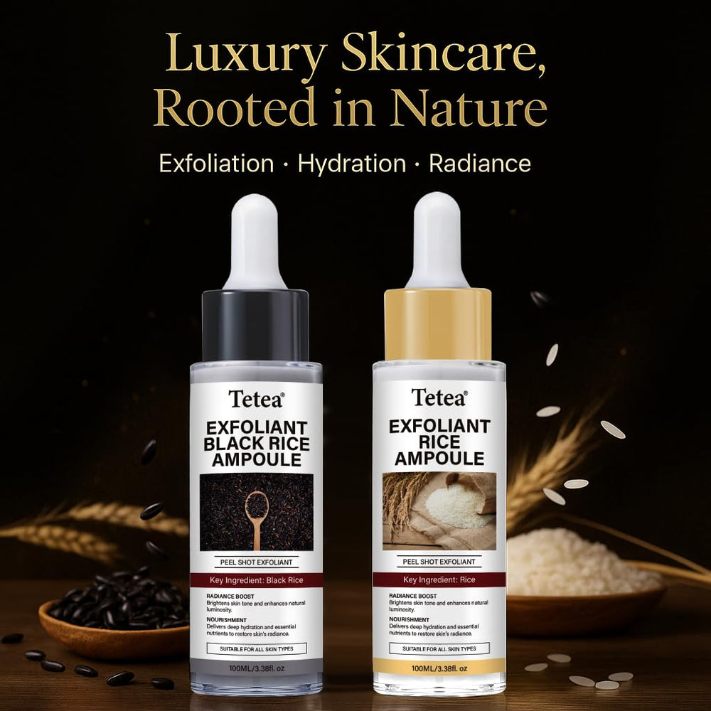 Tetea Peel Shot Glow hydration-brightening result in lifestyle shot.