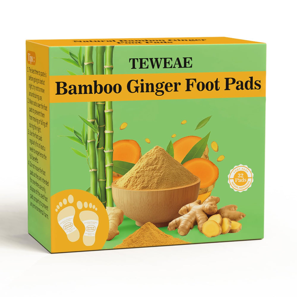 TEWEAE foot pads packaged for convenient night use and odor control