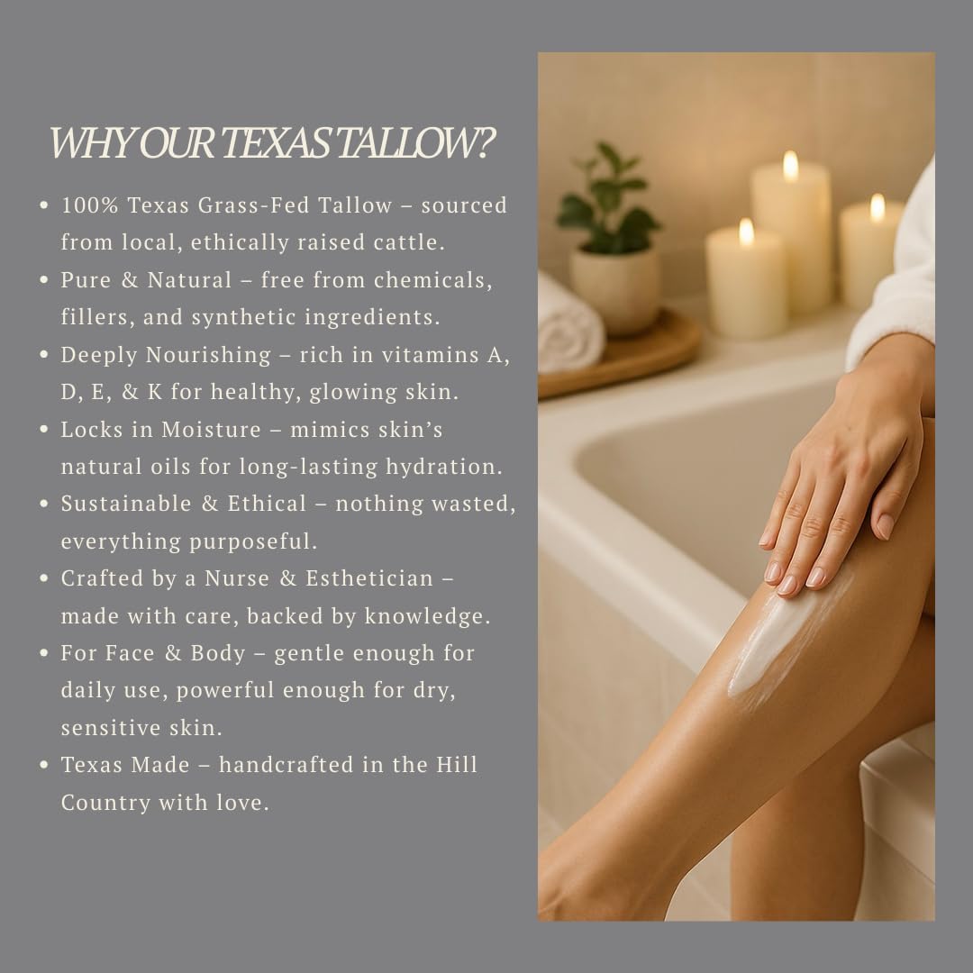 Texas Hill Country Essentials moisturizer facial application demonstrates ultra-rich hydration.