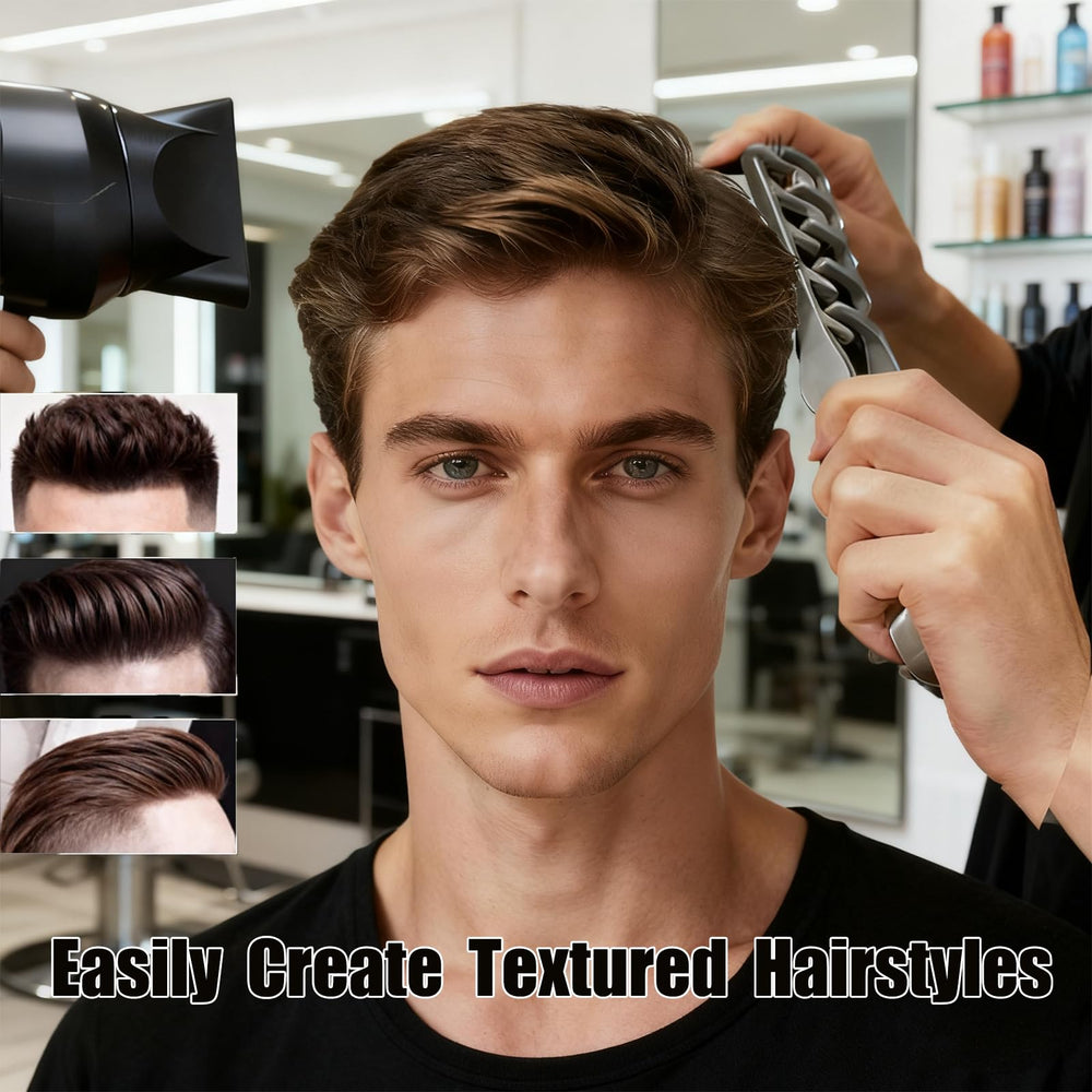 Texture Comb 2025 Upgrade packaging and ergonomic grip for easy morning styling