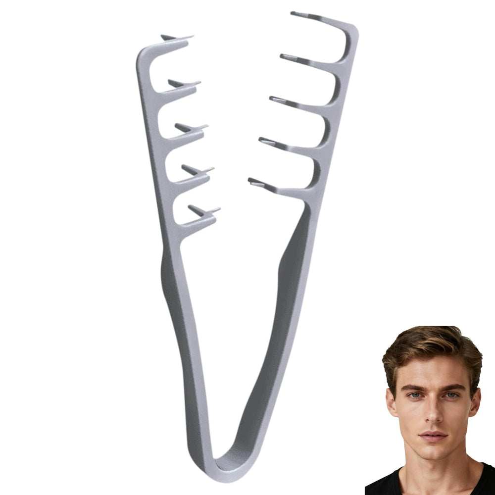 Texture Comb 2025 Upgrade close-up showing wide-tooth design for added volume