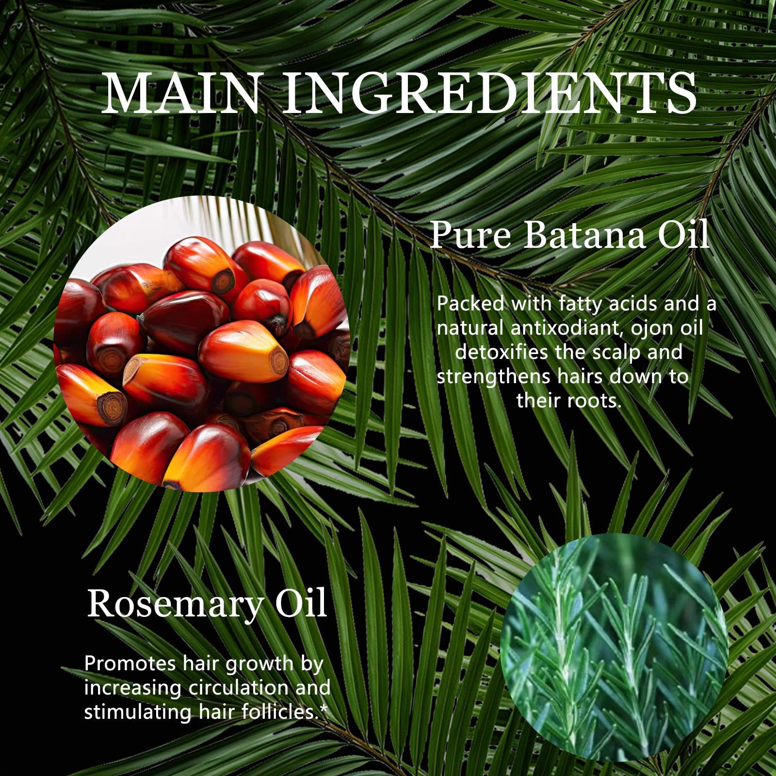 Tgideas Rosemary Batana Oil on hair texture and shine.