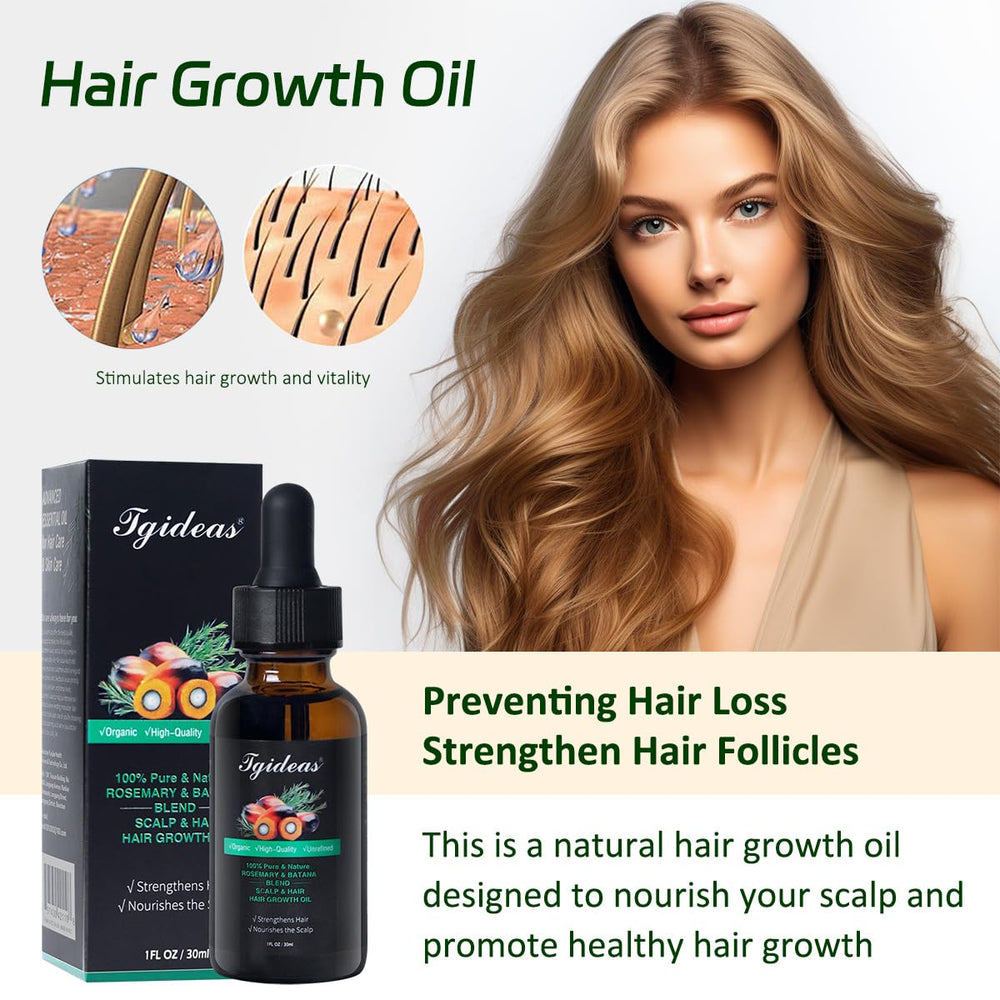 Tgideas Rosemary Batana Oil ingredient blend highlights natural oils for hair nourishment