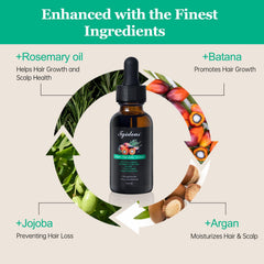 Tgideas Rosemary Batana Oil on scalp shows smooth application and absorption