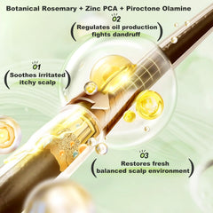 Tgideas Rosemary Biotin Amino Acid Shampoo amino acids visual underscores strengthening formula for reduced breakage.