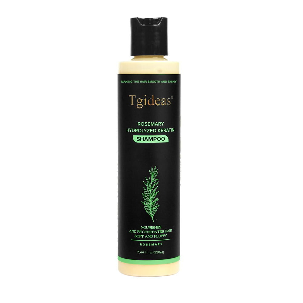 Tgideas rosemary hair-growth-shampoo-bottle shows premium organic formula for fuller-looking hair