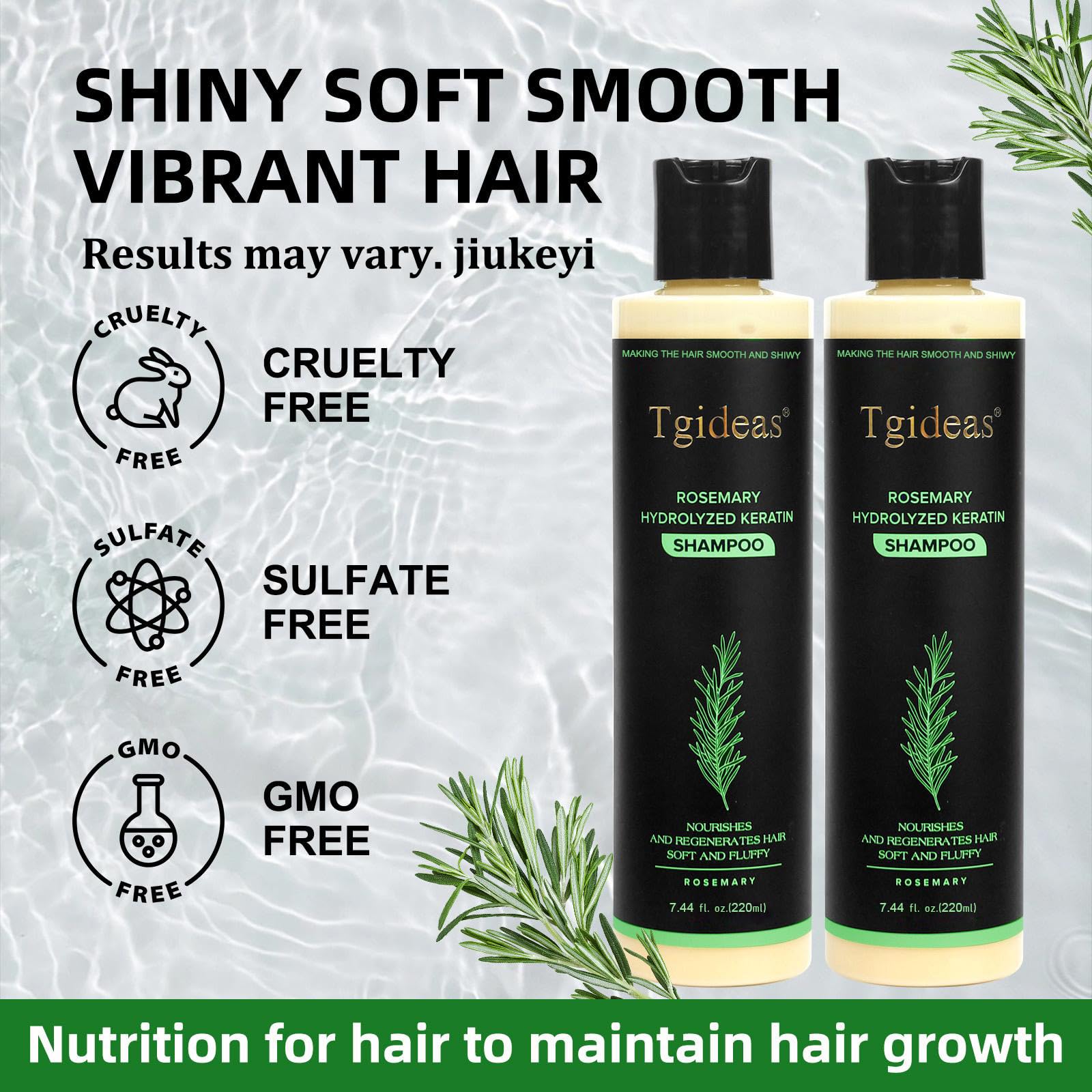 Tgideas rosemary-hair-growth-shampoo-packaging highlights silicone-free formula for refreshed scalp