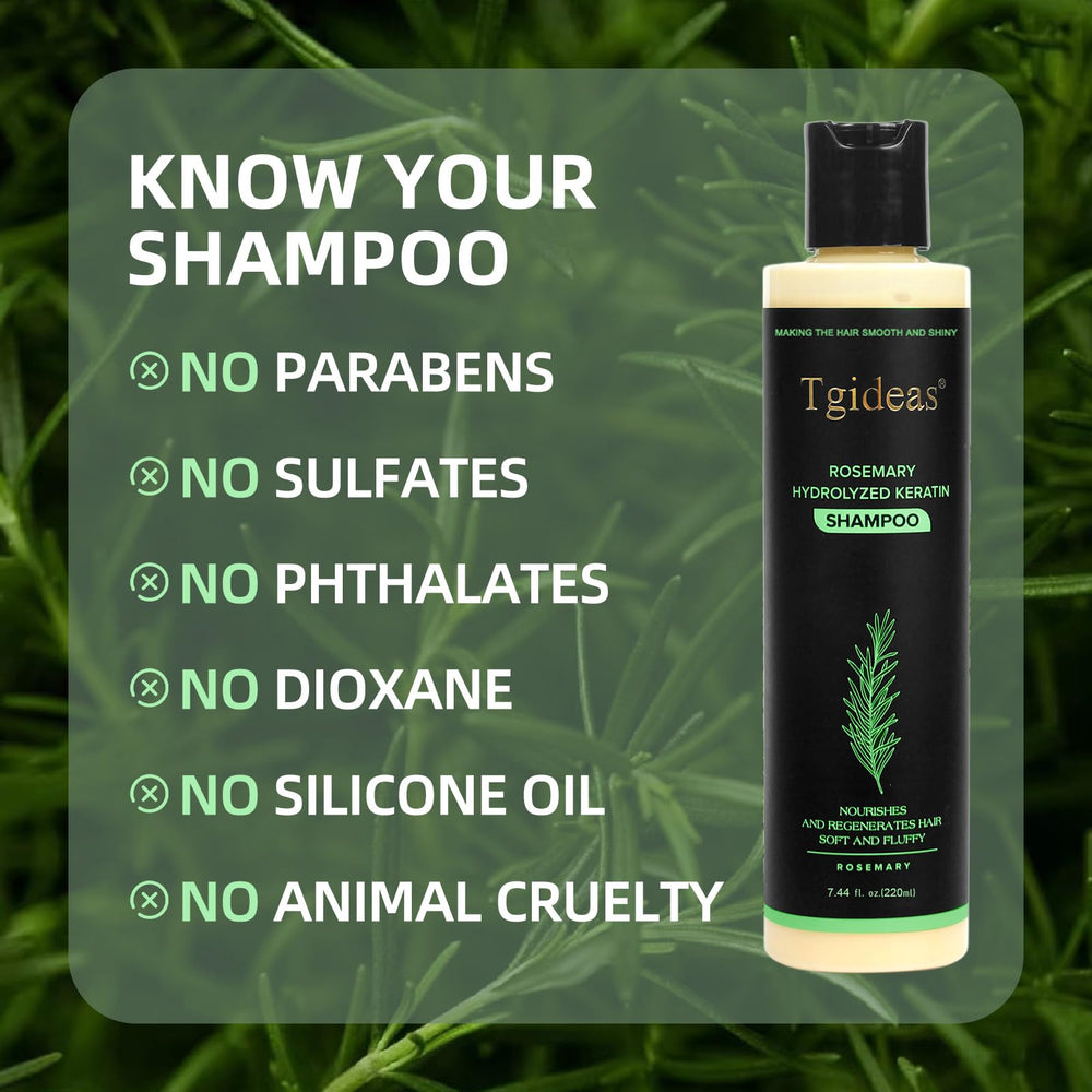 Tgideas rosemary-shampoo-plant close-up conveys natural plant-based nourishment