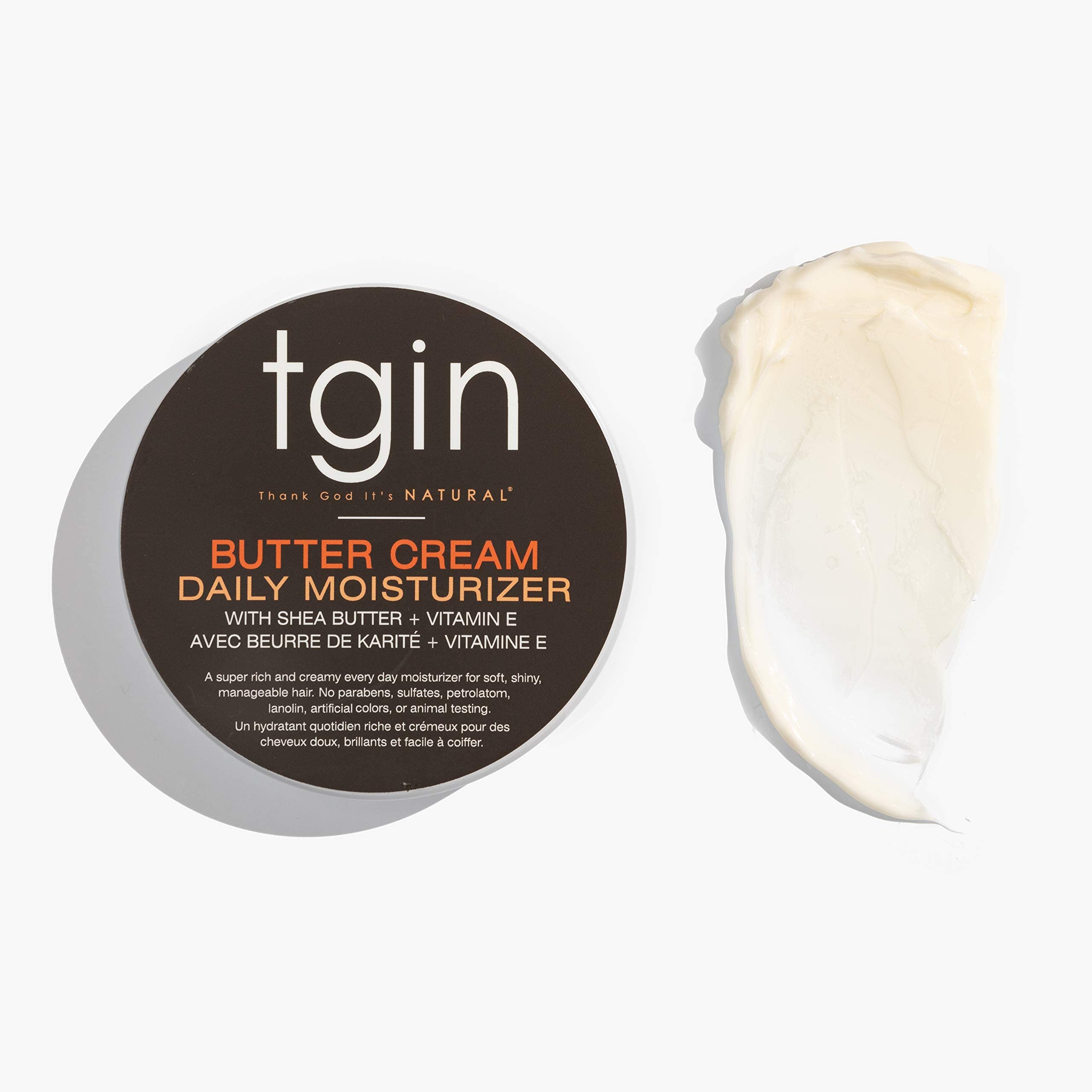 tgin Butter Cream used for twist-outs on natural hair.