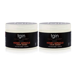 TGIN Honey Miracle Hair Mask Duo Pack: two jars for deep conditioning and hydration