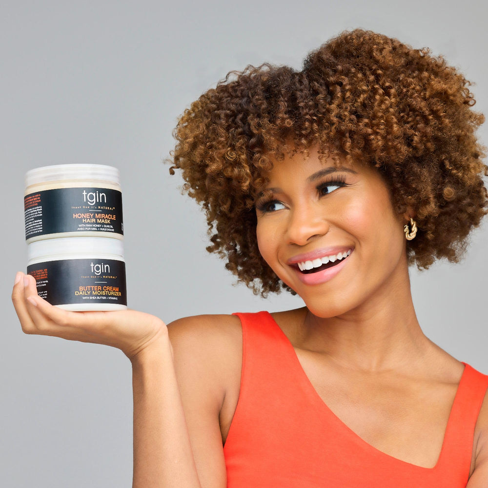 TGIN Honey Miracle Hair Mask raw honey texture indicating moisture for dry hair