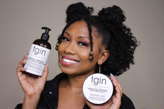 tgin Miracle RepaiRx application close-up highlights hydration-protein balance for healthy texture.