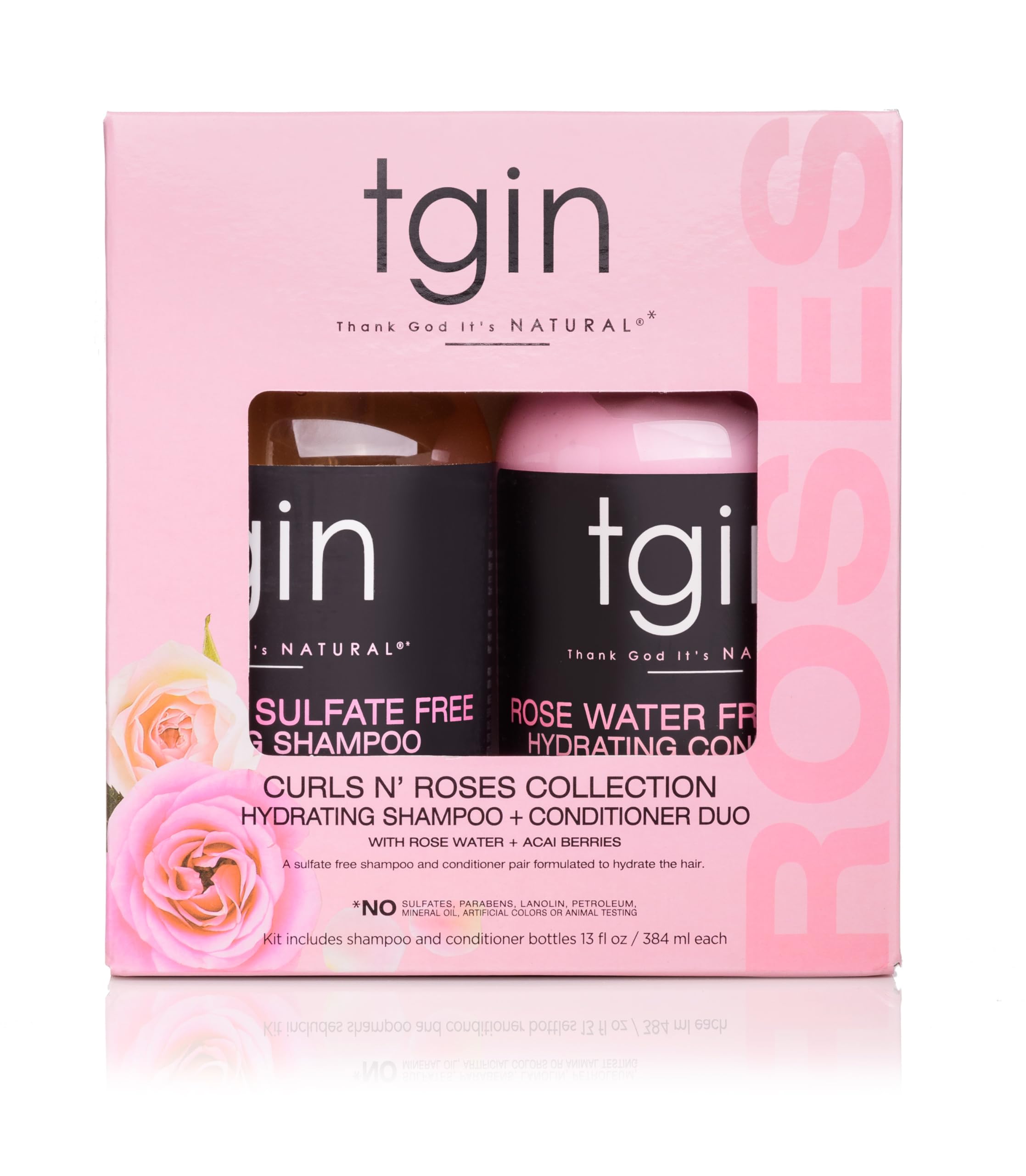 Tgin wet hair detangling test demonstrates smooth manageability after washing.