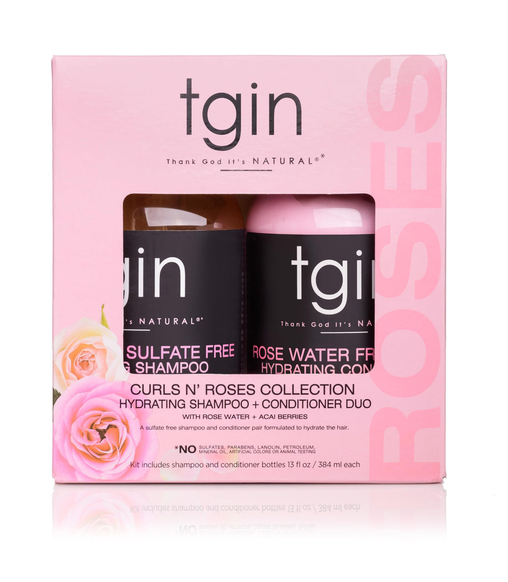 Tgin wet hair detangling test demonstrates smooth manageability after washing.